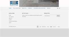 Desktop Screenshot of blumstonetile.com