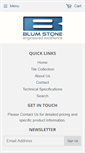 Mobile Screenshot of blumstonetile.com